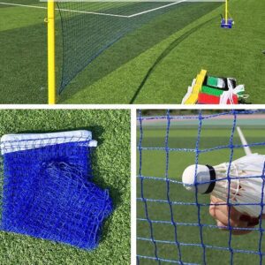 Blue Badminton Net