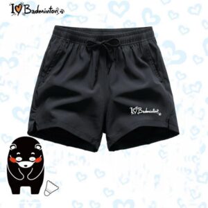 Male Black Badminton Pant