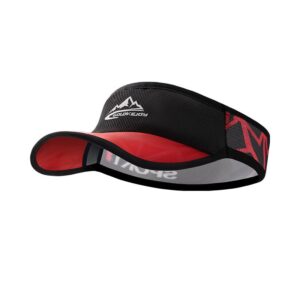 Red And Black Badminton Cap